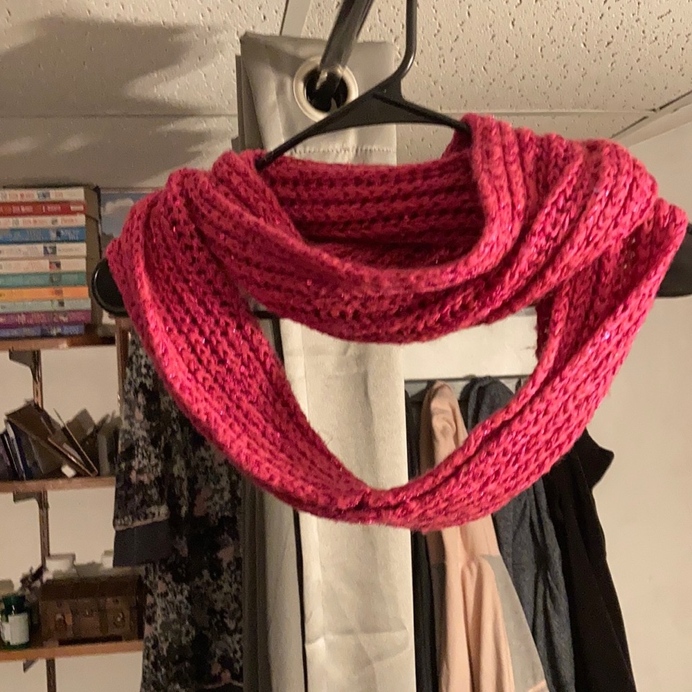 Pink scarf